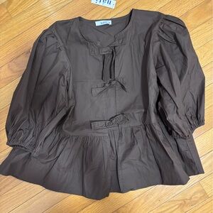 Nation LTD Brown Blouse